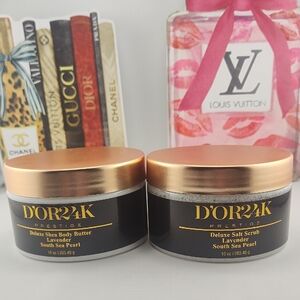 D'OR24K Lavender Body Butter Retail $99 and Salt Scrub Set Retail $99